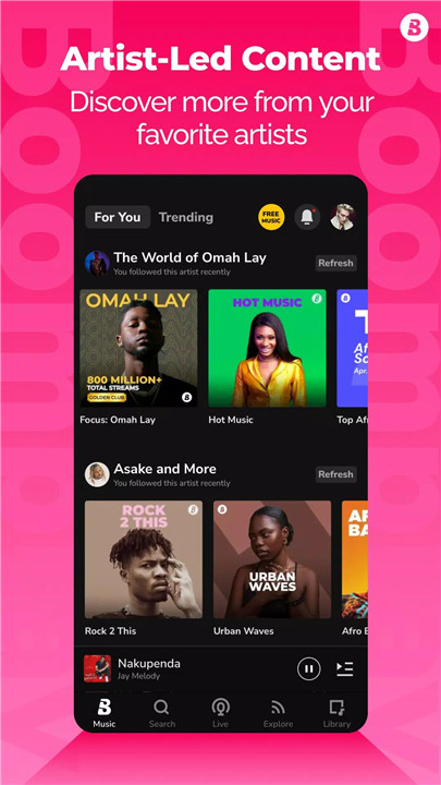 Boomplay: Music & Live Stream screenshot3