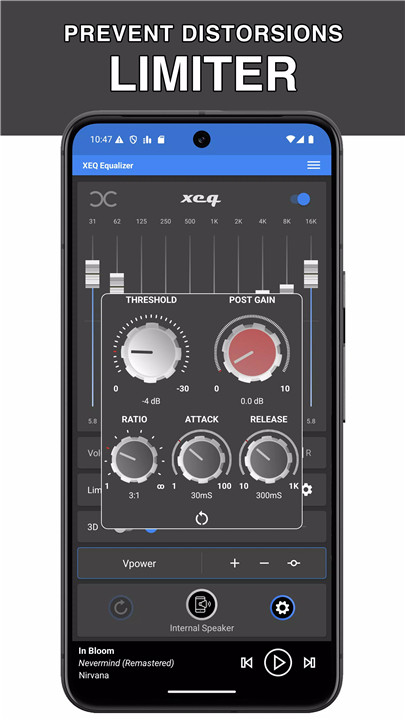 Equalizer & Bass Booster - XEQ screenshot4