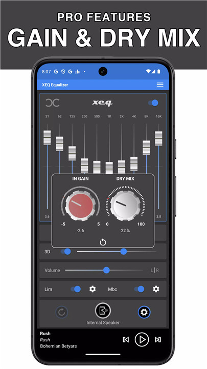 Equalizer & Bass Booster - XEQ screenshot6