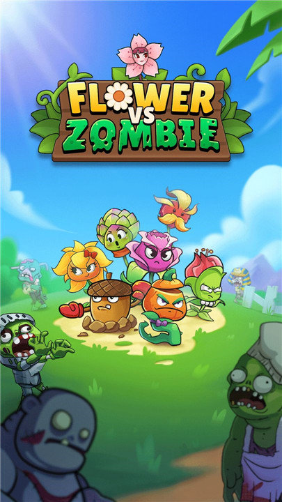 Flower vs zombie: City Defense screenshot1