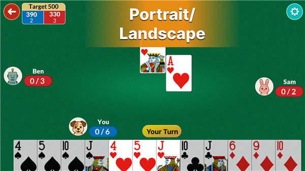 Spades - Offline Card Game screenshot2