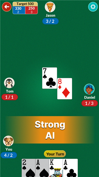 Spades - Offline Card Game screenshot3