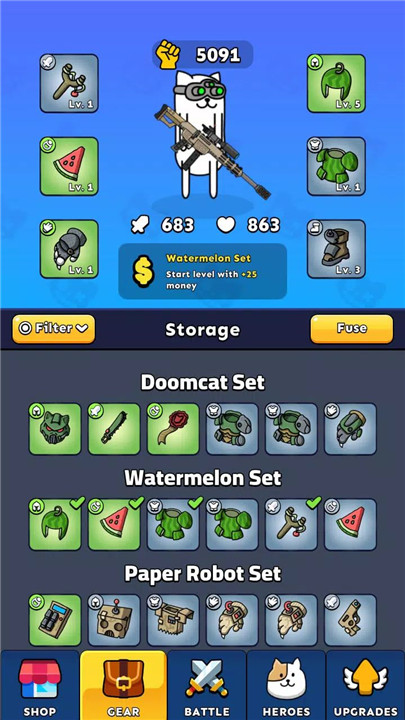 Gun Hero: Cat Survival Shooter screenshot3