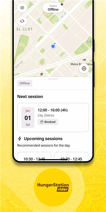 Hungerstation rider screenshot3
