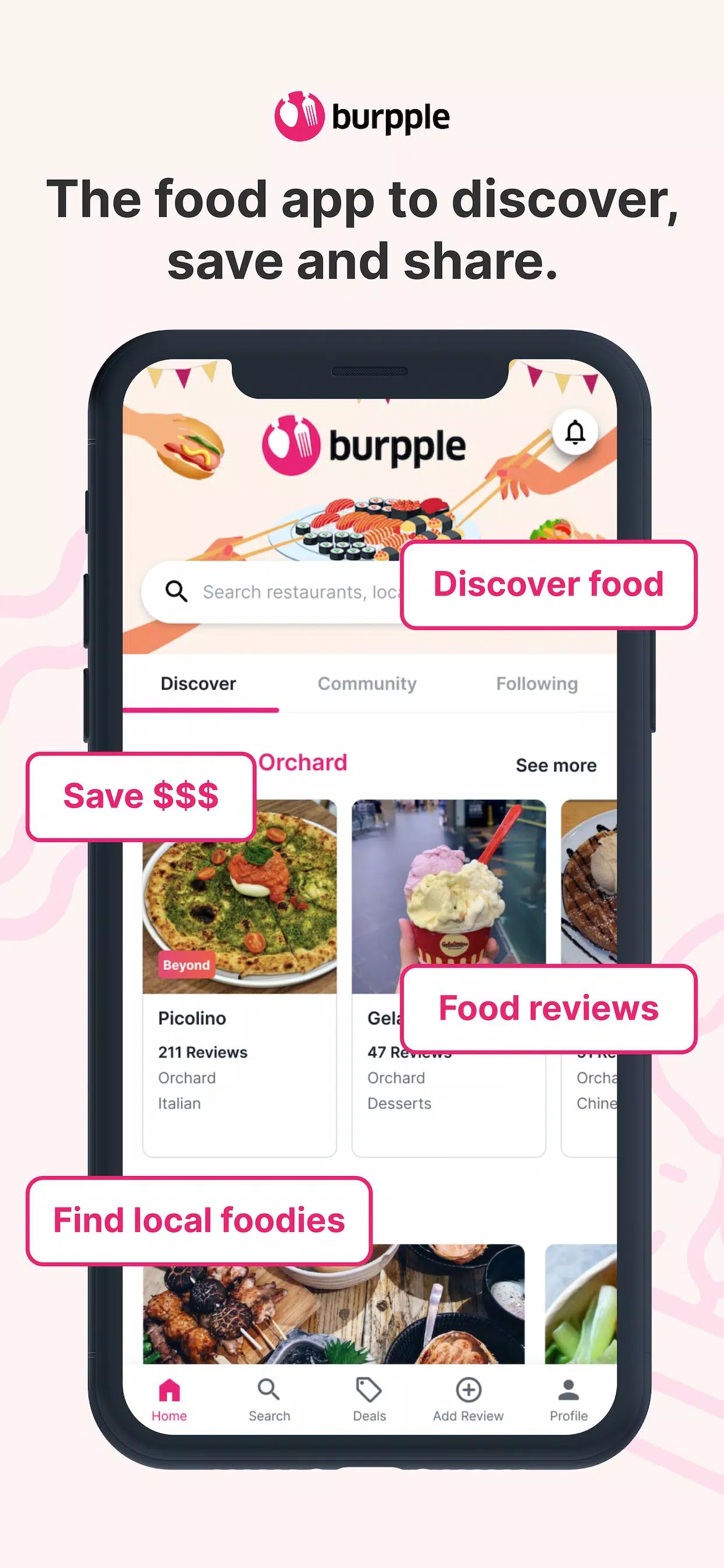 Burpple - Food Reviews & Deals screenshot1