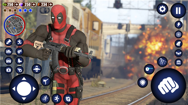 Miami Rope Hero Spider Game screenshot2