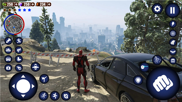 Miami Rope Hero Spider Game screenshot3