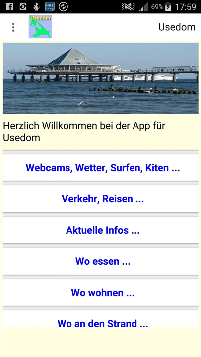 Usedom App für den Urlaub screenshot1