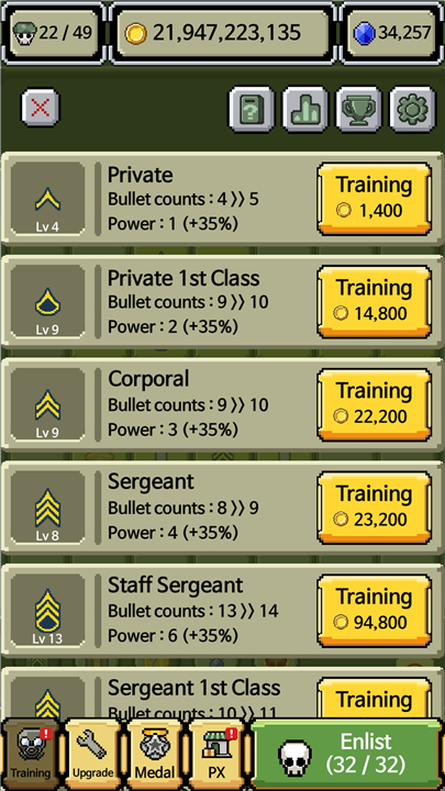 Raising Rank Insignia screenshot6