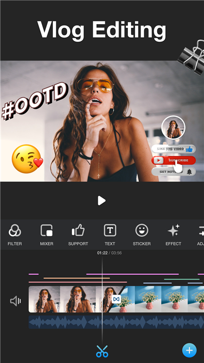 Vlog video editor maker: VlogU screenshot1