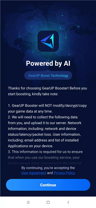 GearUP: Lower Lag Game Booster screenshot1