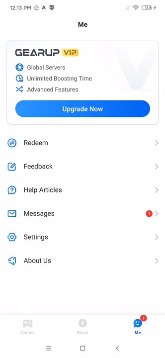GearUP: Lower Lag Game Booster screenshot5