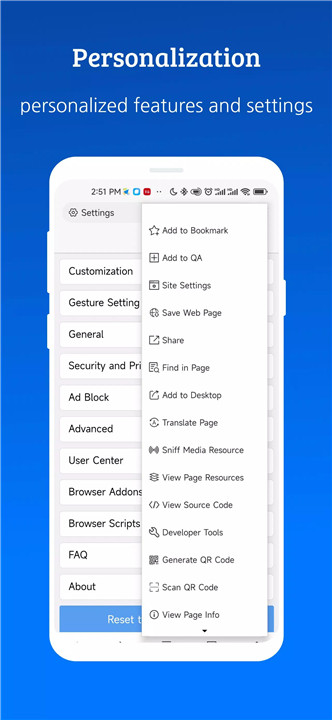 XBrowser - Mini & Super fast screenshot6