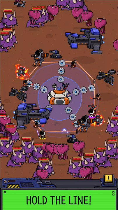 SpaceXYZ: Idle Tower Defense screenshot1