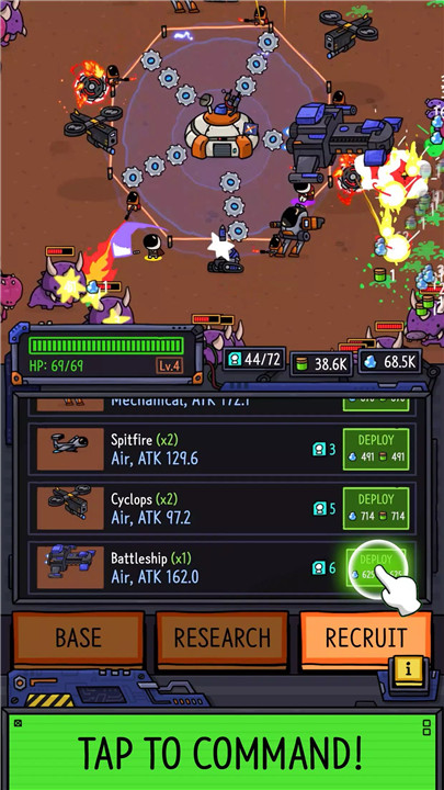 SpaceXYZ: Idle Tower Defense screenshot5