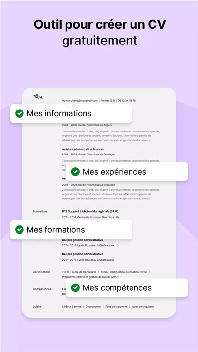 Hellowork - Offres d’Emploi screenshot3