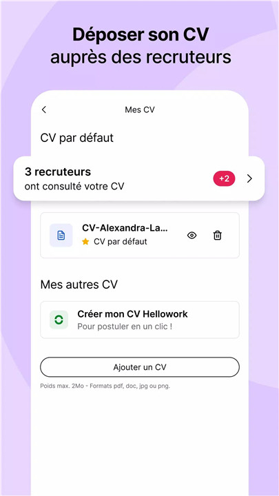 Hellowork - Offres d’Emploi screenshot5