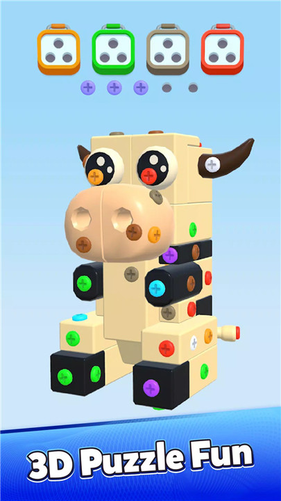 Screw Out 3D: Nut Sort Jam screenshot3