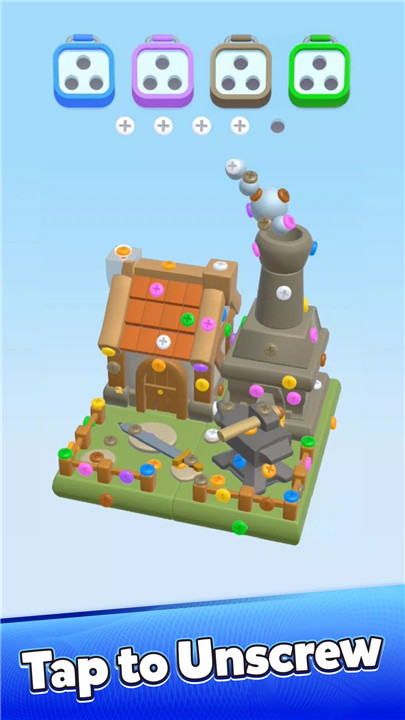 Screw Out 3D: Nut Sort Jam screenshot8