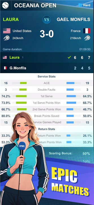 Tennis rising star screenshot4