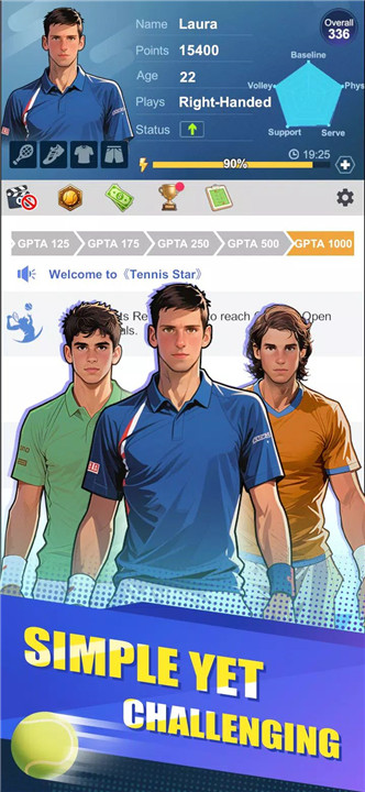 Tennis rising star screenshot7