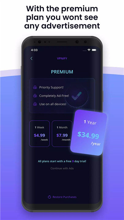 vpnify - Unlimited VPN Proxy screenshot7