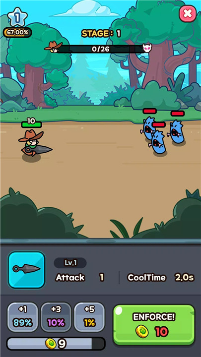 Lucky Heroes! : Defense Game screenshot1