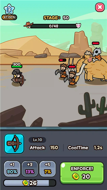 Lucky Heroes! : Defense Game screenshot2