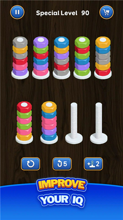 Nut Sort Puzzle - Color Sort screenshot3