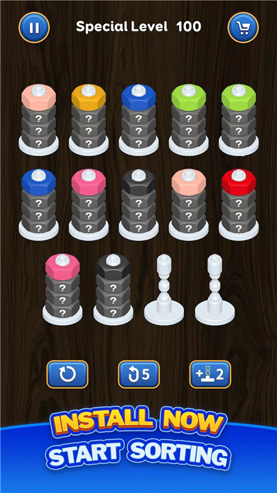 Nut Sort Puzzle - Color Sort screenshot8