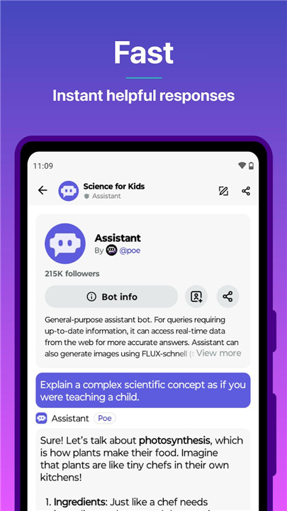 Poe - Fast AI Chat screenshot1