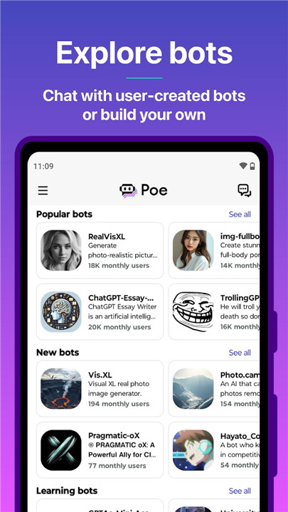 Poe - Fast AI Chat screenshot3