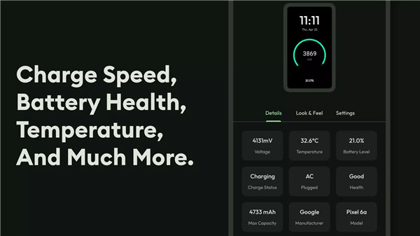 AmpereFlow: Battery Speed, AOD screenshot3