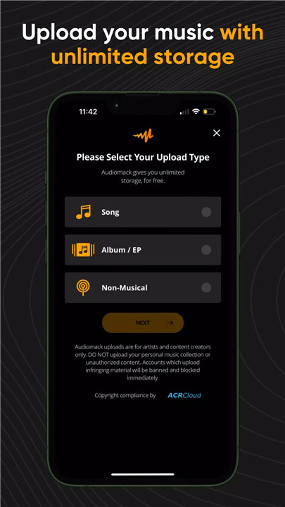 Audiomack Creator-Upload Music screenshot1
