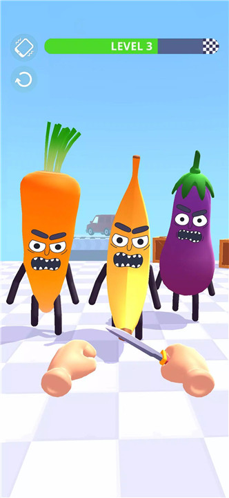 Hit Tomato 3D - Knife Master screenshot1