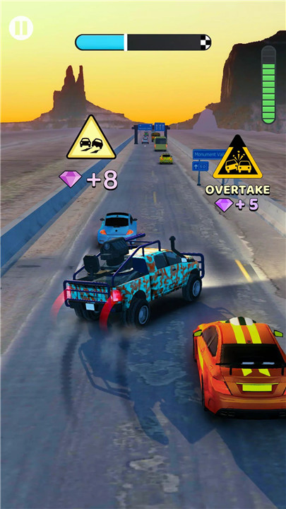 Overtake Rush 3D: Car Game screenshot2