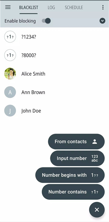 Calls Blacklist - Call Blocker screenshot1