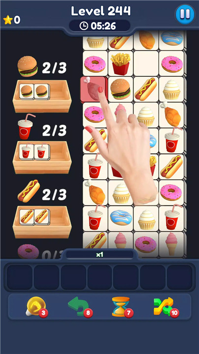 Food Match 3D: Tile Puzzle screenshot5