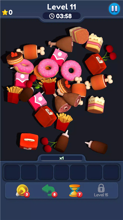 Food Match 3D: Tile Puzzle screenshot6