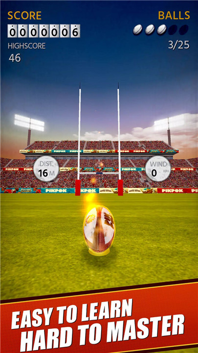 Flick Kick Rugby Kickoff screenshot1
