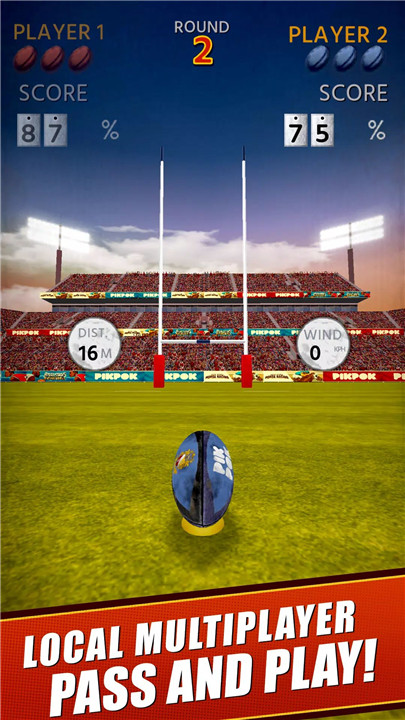 Flick Kick Rugby Kickoff screenshot3