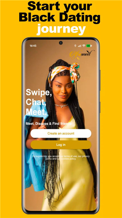 Afrosmeet – Black Singles App screenshot1