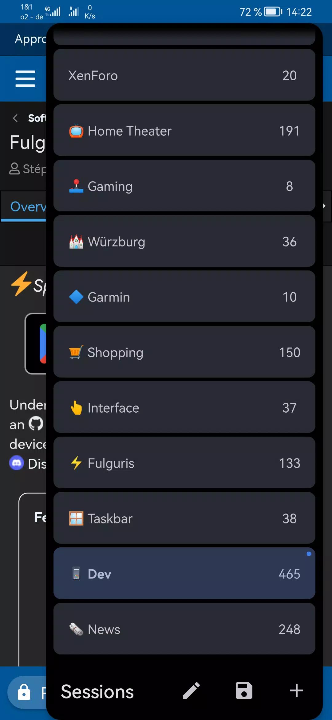 Fulguris Web Browser screenshot5