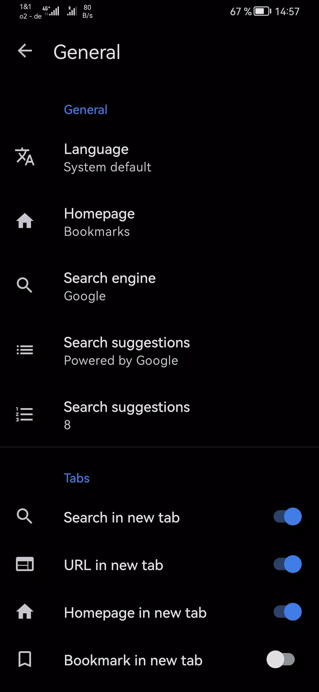 Fulguris Web Browser screenshot7
