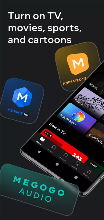 MEGOGO: Online TV, Movies screenshot1