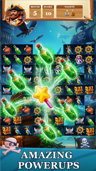 Pirate Treasure Match Quest screenshot2