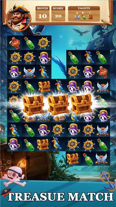 Pirate Treasure Match Quest screenshot3