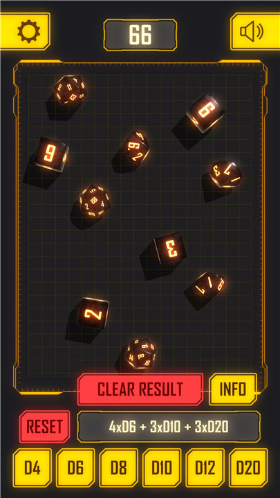Cyber Dice - 3D Dice Roller screenshot1