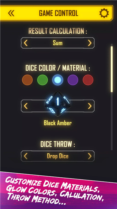 Cyber Dice - 3D Dice Roller screenshot5