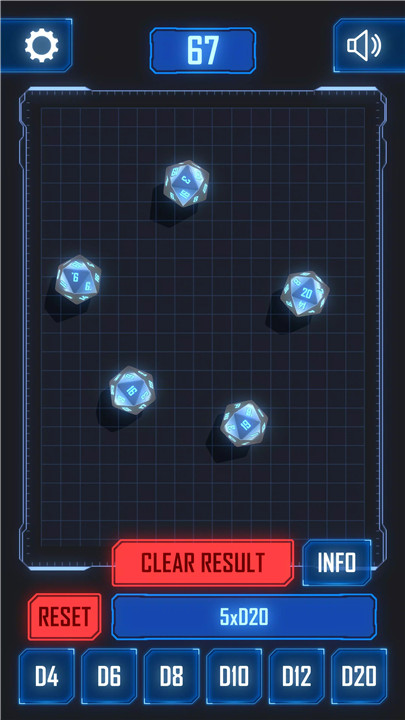 Cyber Dice - 3D Dice Roller screenshot7